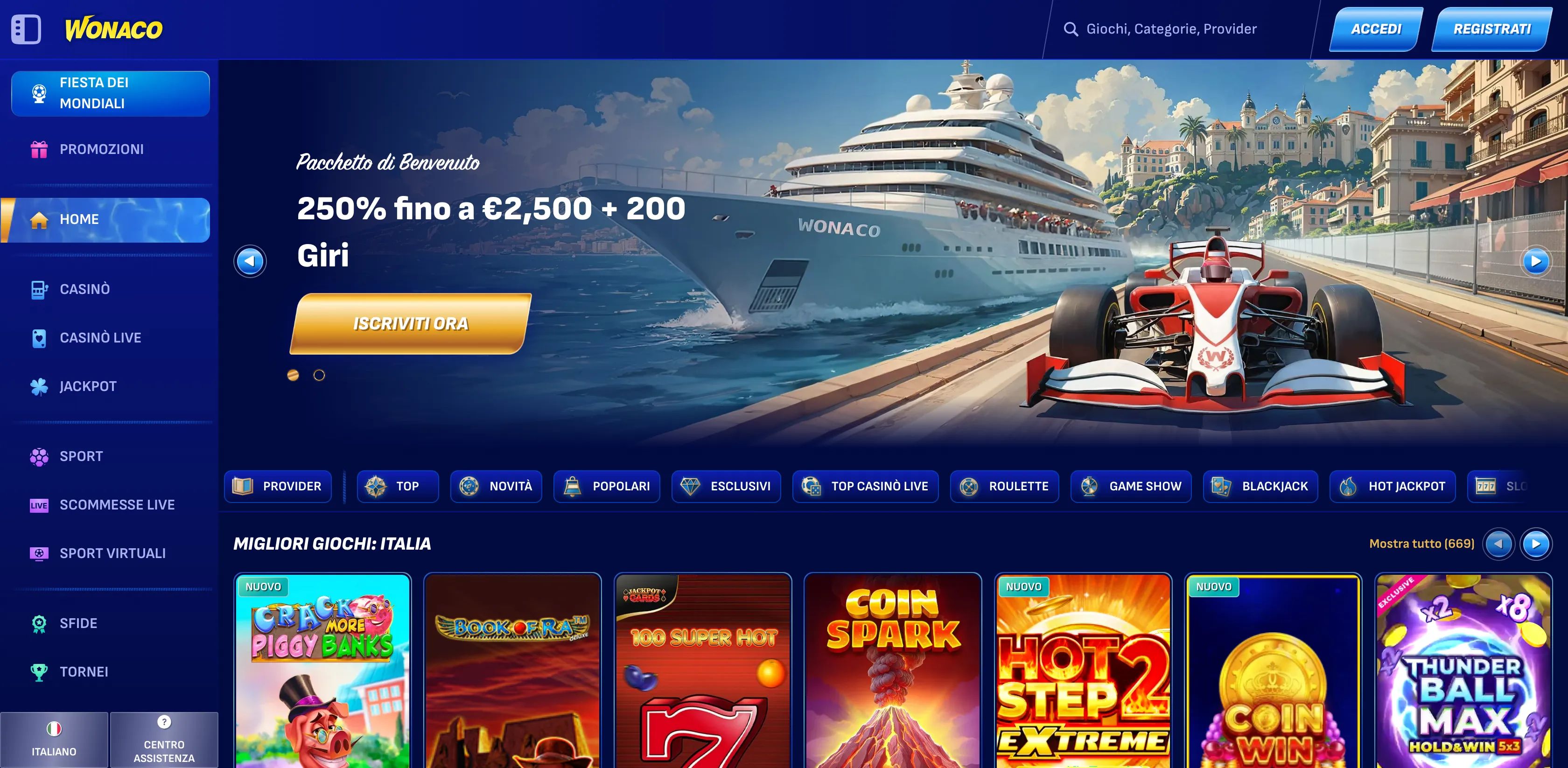 Wonaco Casino